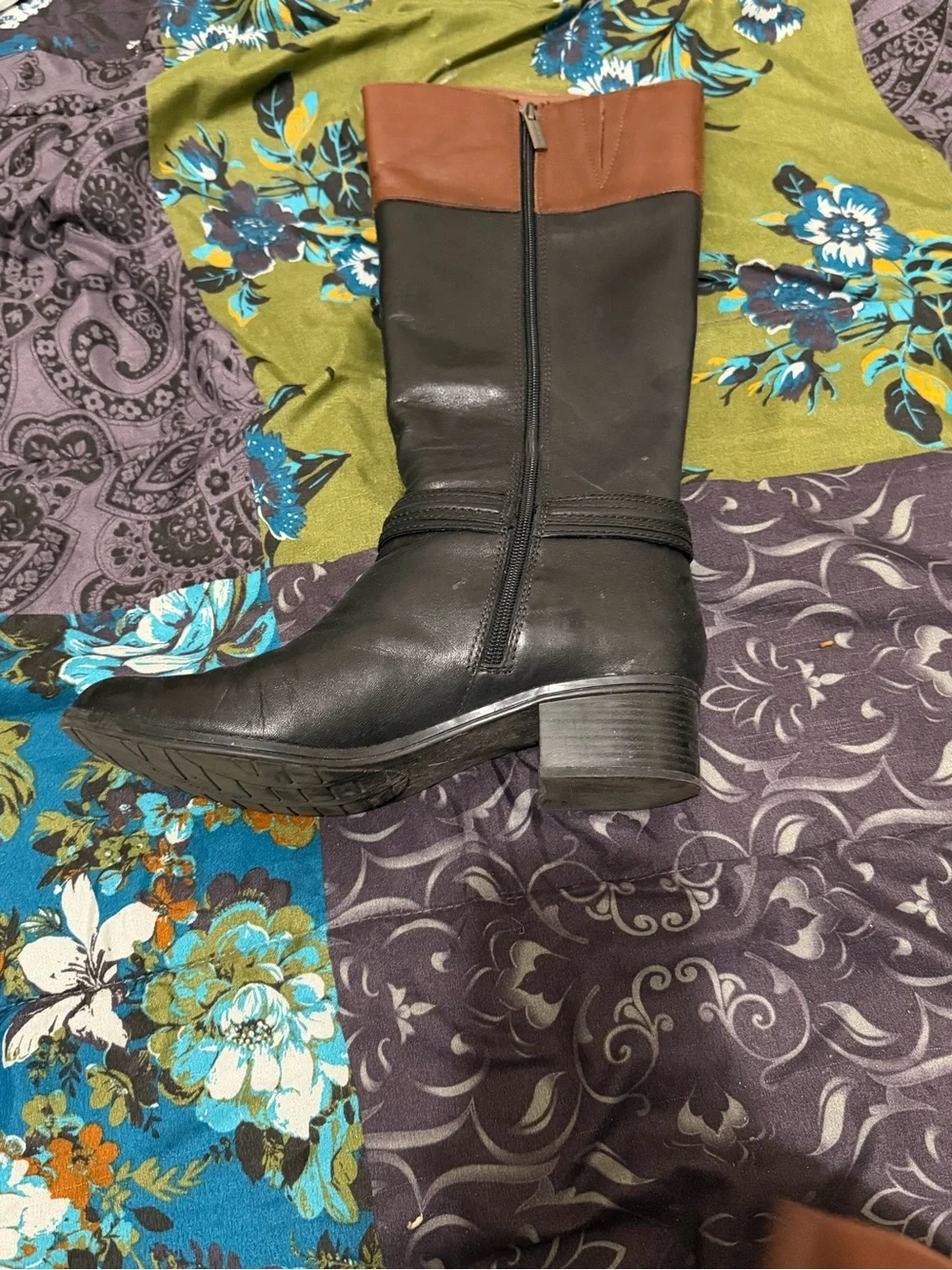 Bandolino Black Over-the-Knee Leather Boots